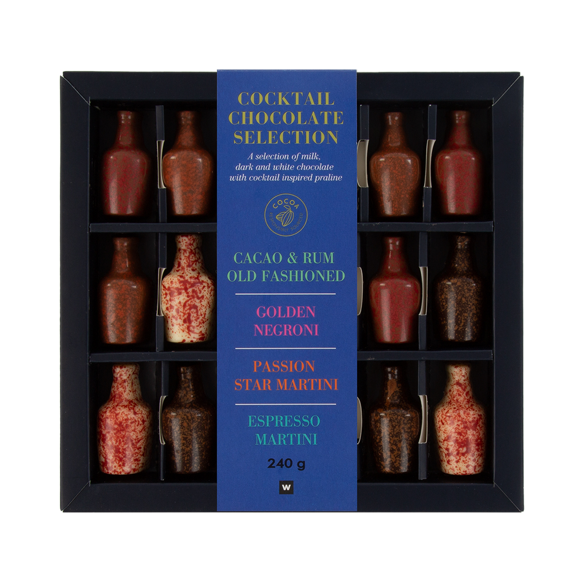 Belgian Cocktail Chocolate Selection 240 g