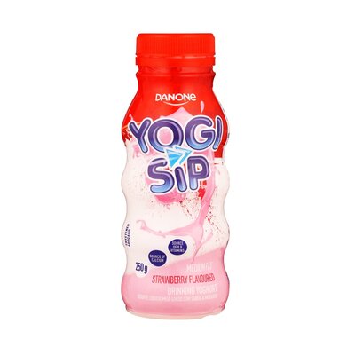 Danone Yogi Sip Strawberry Drinking Yoghurt 250g