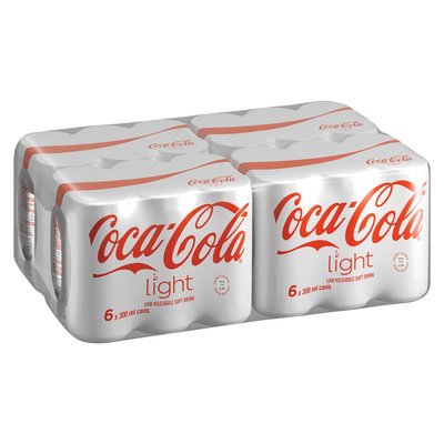 Coca-Cola Light Can 300ml x 6