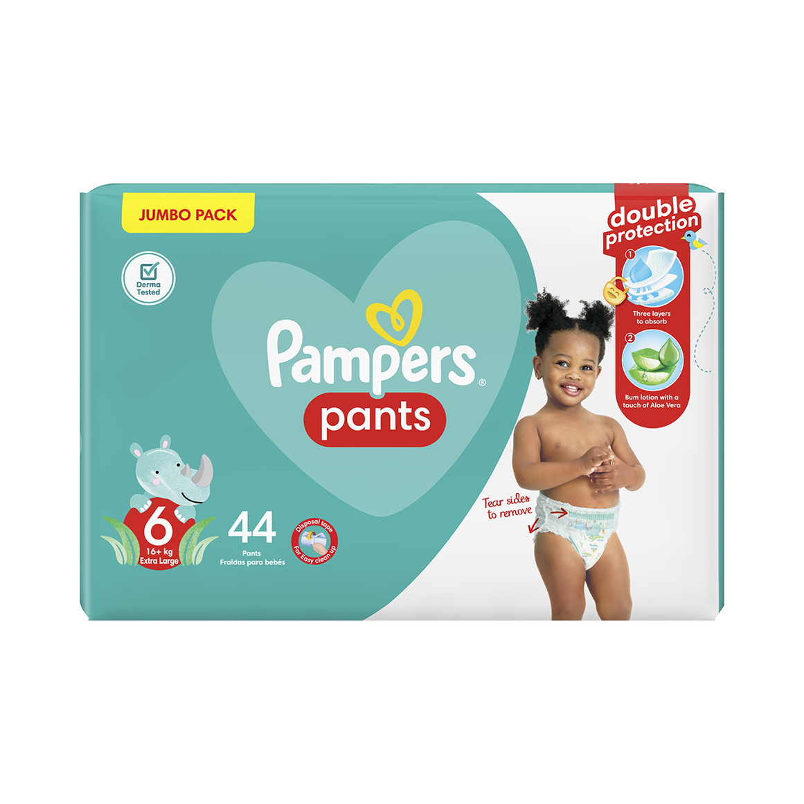 Pampers Pants No.6 Extra Large (16+ kg) 44 pk