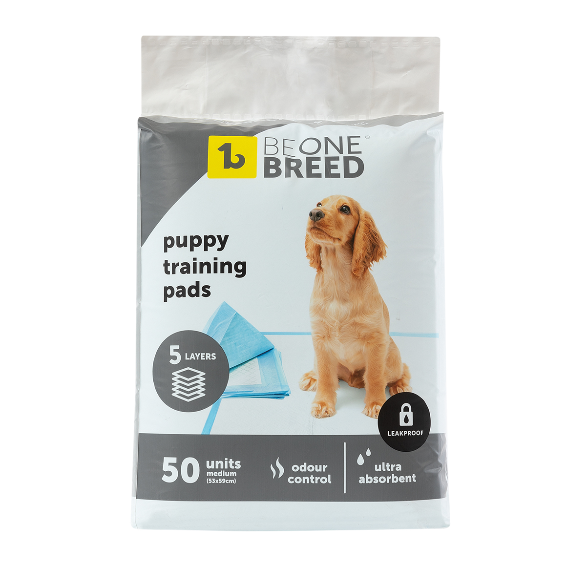 BeOneBreed Medium Puppy Training Pads 50 pk
