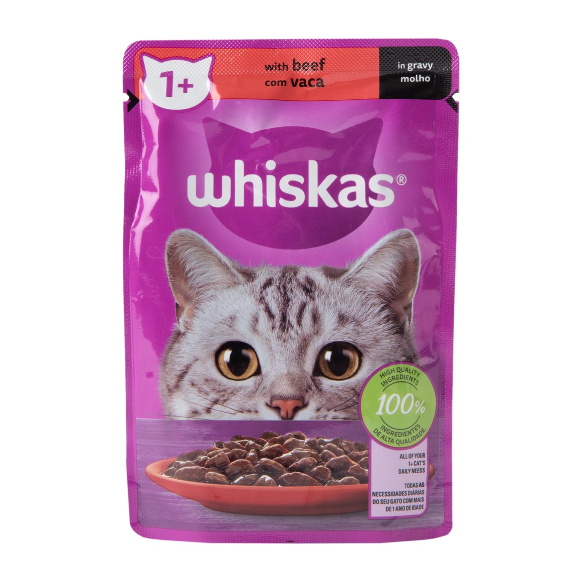Whiskas with Beef in Gravy Cat Food 85 g