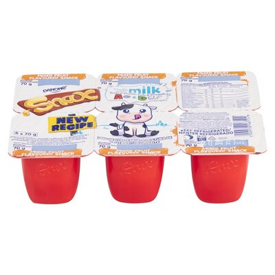 Danone Snax Mixed Fruit Flavoured Yoghurt 6 x 70g