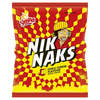 Simba Niknaks Snack Chilli Cheese 55g x 48