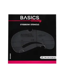 Basics Stencil Eyebrow 4pcs