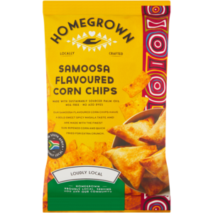 Homegrown Samoosa Flavoured Corn Chips 120g