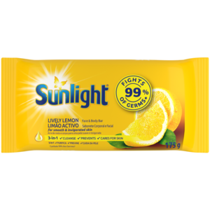 Sunlight Lively Lemon Face & Body Bar Soap 175g