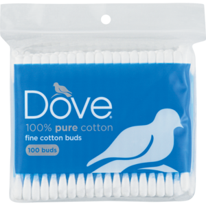 Dove Pure Cotton Buds 100 Pack