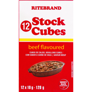 Ritebrand Beef Flavoured Stock Cubes 12 x 10g