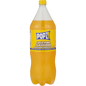 Popz! Coco Pine Flavoured Soft Drink Bottle 2L
