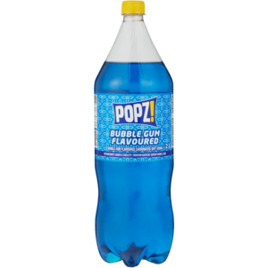 Popz! Bubblegum Flavoured Soft Drink Bottle 2L