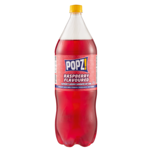 Popz! Raspberry Flavoured Soft Drink 2L