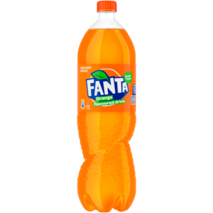Fanta Sparkling Orange Flavoured Drink Bottle 1L