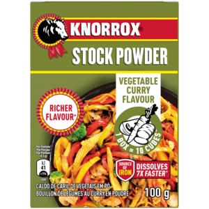 Knorrox Vegetable Curry Flavoured Stock Powder 100g