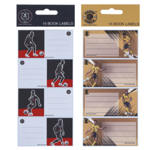 Soccer Mania Book Labels 16 Pack (Design May Vary)