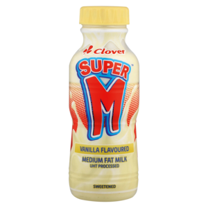 Clover Super M Vanilla Flavoured Medium Fat Milk 300ml