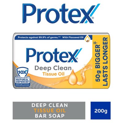 Protex Deep Clean Tissue Oil Antigerm Bath Soap 200g