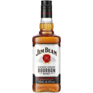 Jim Beam Kentucky Straight Bourbon Whiskey Bottle 750ml
