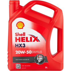 Shell Helix HX3 20W-50 Multi Grade Oil 5L