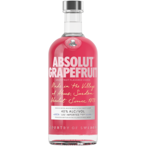 Absolut Grapefruit Vodka Bottle 750ml