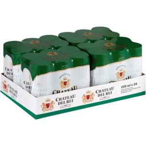 Chateau Del Rei Sparkling Sweet White Cans 24 x 250ml