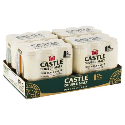 Castle Double Malt Beer 24 x 410ml