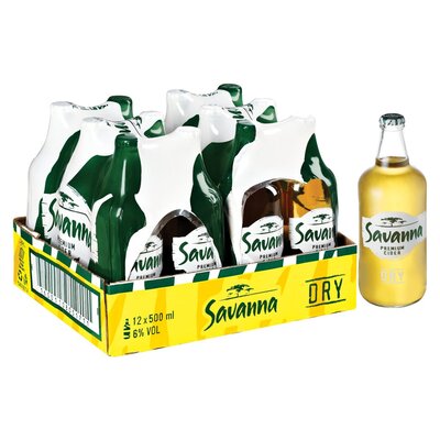 Savanna Dry NRB 12 x 500ml
