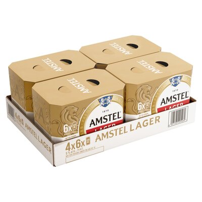 Amstel Lager Cans 24 x 440ml
