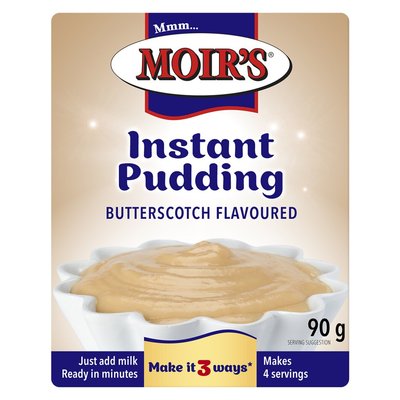 Moir's Butterscotch Instant Pudding 90g