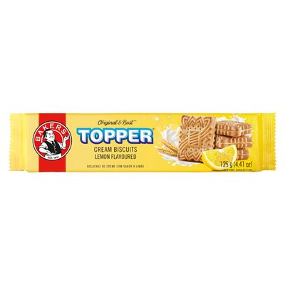 Bakers Topper Lemon 125g