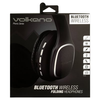 Volkano Wireless Bluetooth Headphones Black