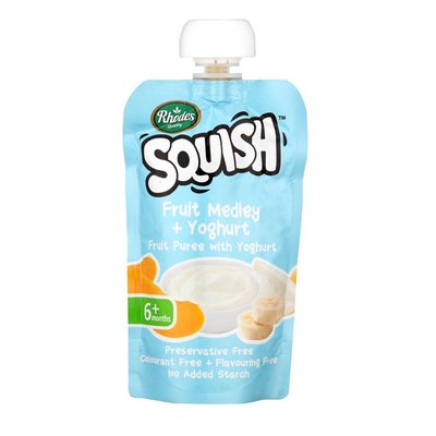 Rhodes Squish Fruit Medley Yoghurt 110ml