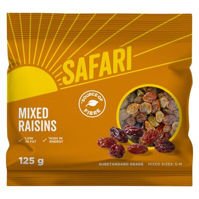 Safari Mixed Raisins 125g