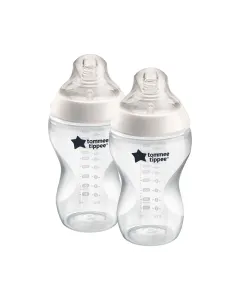Tommee Tippee Closer To Nature Bottle 340ml 2 Pack 3m+