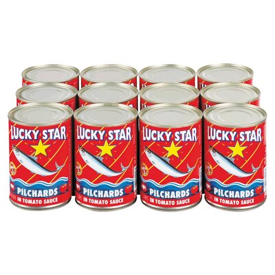 Lucky Star Pilchards in Tomato Sauce 400g x 12
