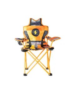 Camping Chair Kids With Bag Orange / Black