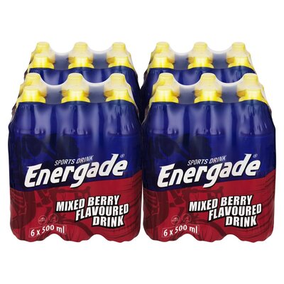 Energade Sports Drink Mixed Berry 24 x 500ml
