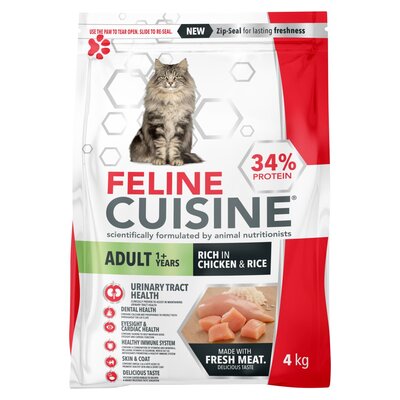 Feline Cuisine Adult Chicken & Rice 4kg