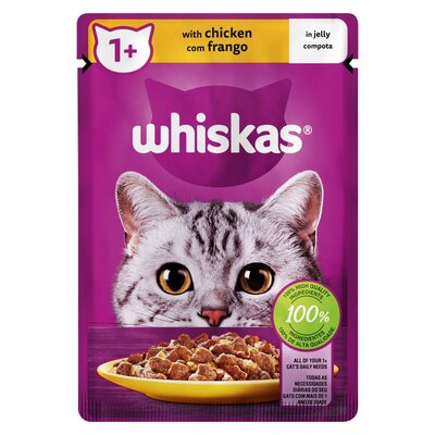 Whiskas Pouch Chicken in Jelly 85g
