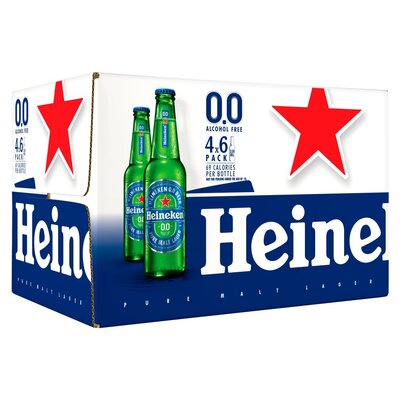 Heineken Lager 0.0% Non-Alcoholic 24 x 330ml