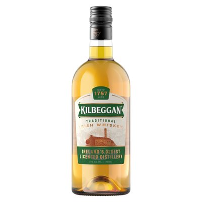 Kilbeggan Single Grain Irish Whiskey 750ml