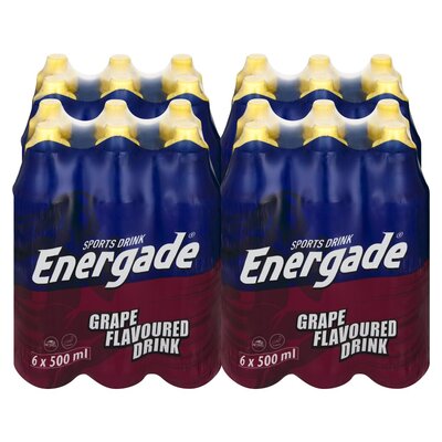 Energade Sports Drink Grape 24 x 500ml
