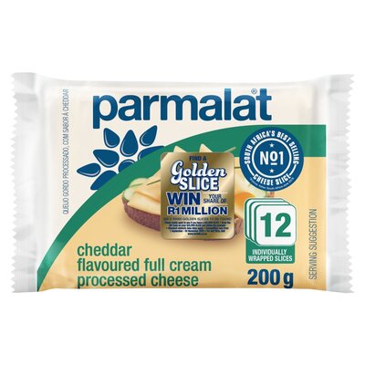 Parmalat Sliced Processed Cheddar Cheese 200g