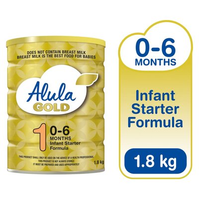 Alula Gold 1 0-6month Infant Starter Formula 1.8kg