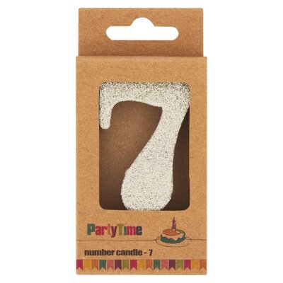 Party Time Number Candle No.7