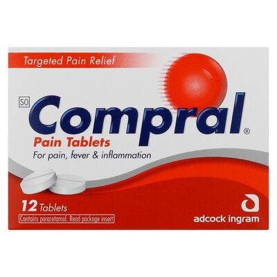 Compral Pain Relief Tablets 12 Pack