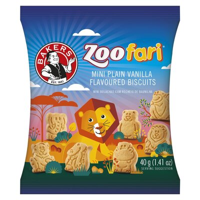 Bakers Biscuit Zoofari 40g
