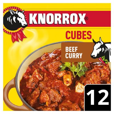 Knorrox Beef Curry Stock Cubes 12 x 10g