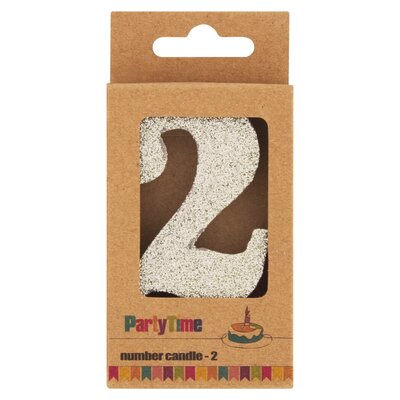 Party Time Number Candle No.2