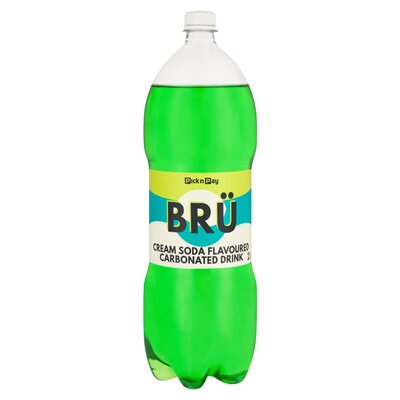 PnP BRU Cream Soda Flavoured Carbonated Drink 2L